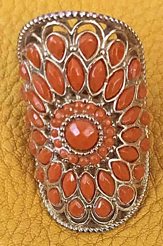 Prod Pic #MJBR995 From My Jewelry Box Persimmon Ring 1